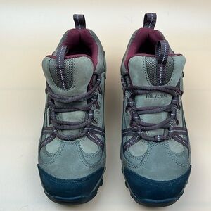 WOLVERINE Women’s Maggie Suede Steel Toe Oxford Work Shoes Size 7M W02220
